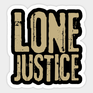 Lone Justice Fan Art Sticker